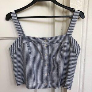Brandy Melville striped crop top